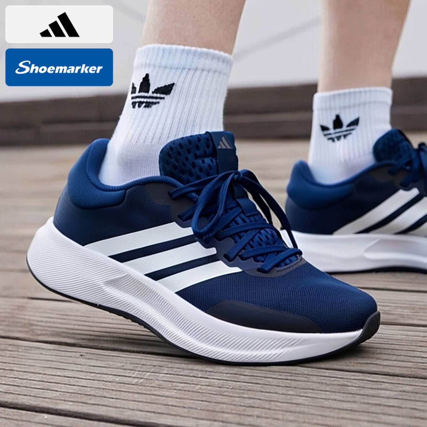 阿迪达斯官方旗店男子跑步鞋2026春新款轻便透气运动鞋减震慢跑鞋