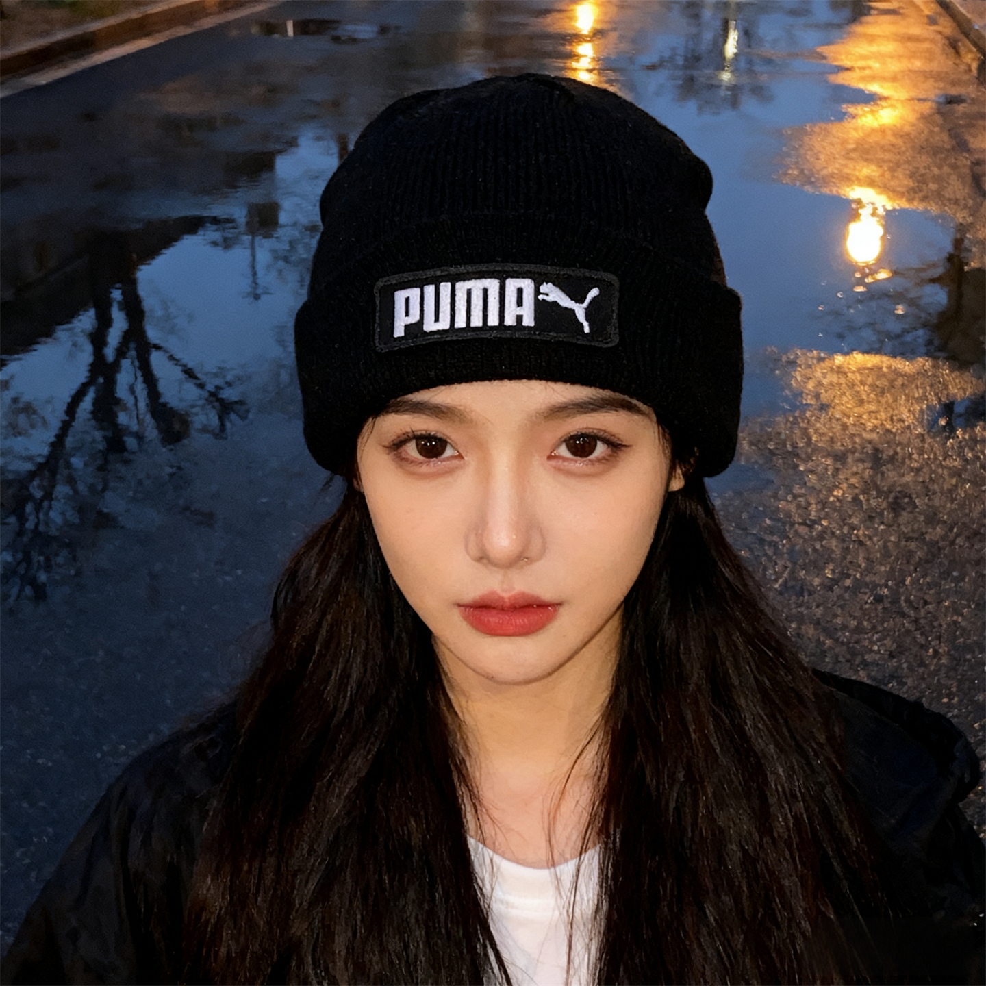 彪马男帽女帽保暖针织帽毛线帽