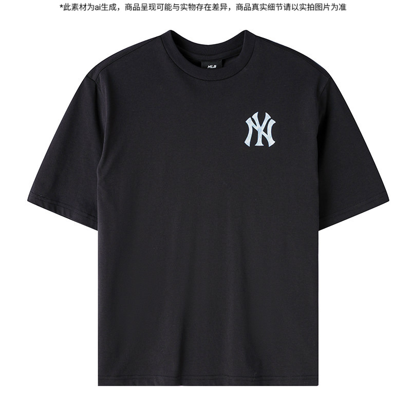 MLB官方正品童装短袖男女2026夏季新款圆领透气休闲户外旅游T恤衫图片