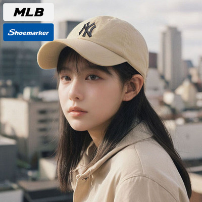 MLB官网NY鸭舌帽男女帽子2025新款户外运动帽休闲棒球帽3ACP6601N