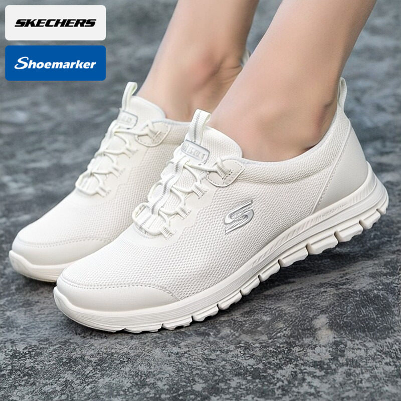 斯凯奇健步鞋女鞋2026春季新款网面休闲鞋运动鞋软底妈妈鞋老人鞋