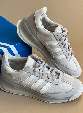 阿迪达斯三叶草休闲鞋男女鞋冬季新款运动鞋SL 72 RTN灰白色潮鞋