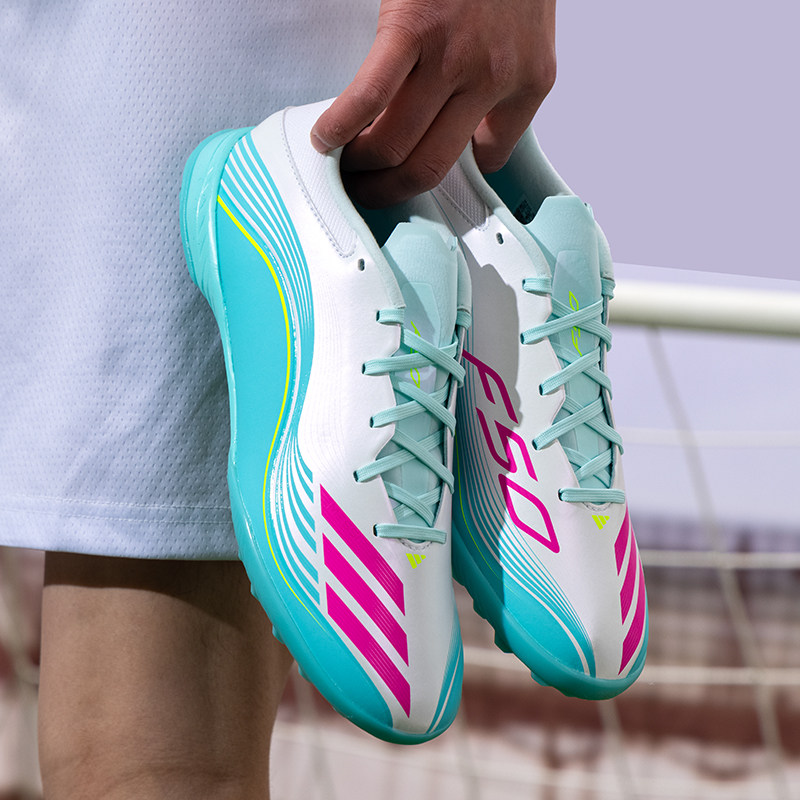 阿迪达斯adidasf50足球鞋男2026夏季新款tf碎钉人造偏