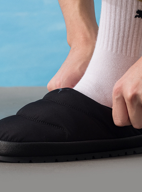 PUMA彪马黑色无鞋带棉鞋2026春季新款男女鞋一脚蹬穿脱鞋子402176