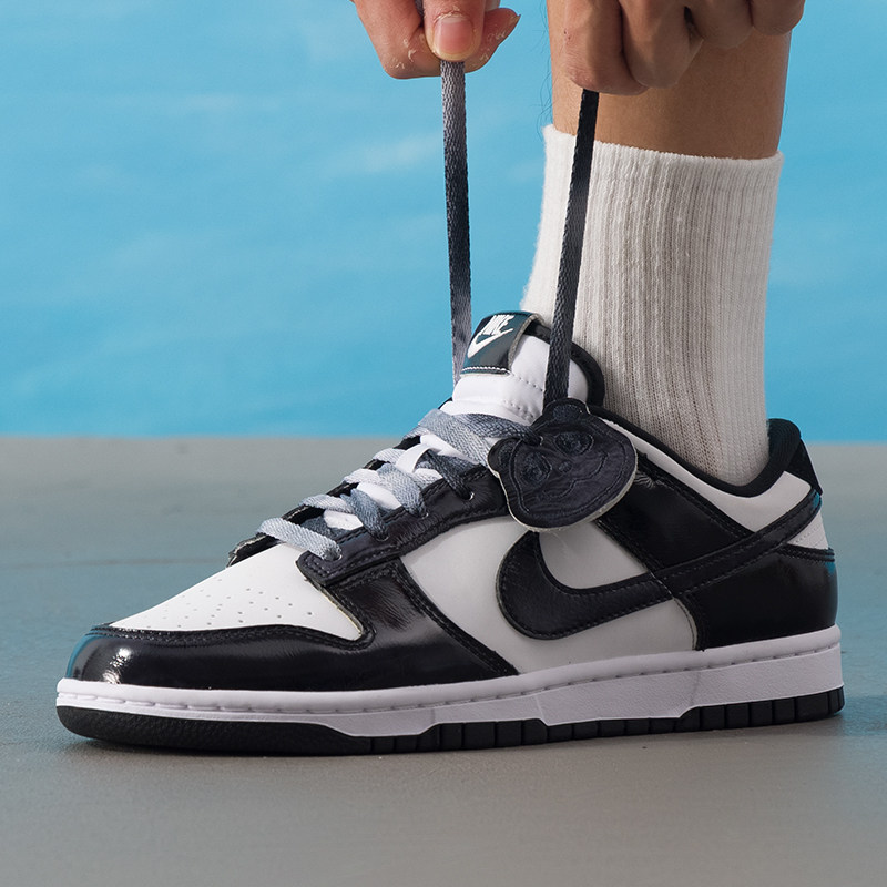 Nike耐克男鞋2025秋季新款DUNK低帮板鞋黑白熊猫鞋运动鞋休闲鞋