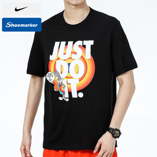运动上衣黑色半袖 NIKE耐克宽松短袖 男2025春季 新款 DH3830 T恤衫