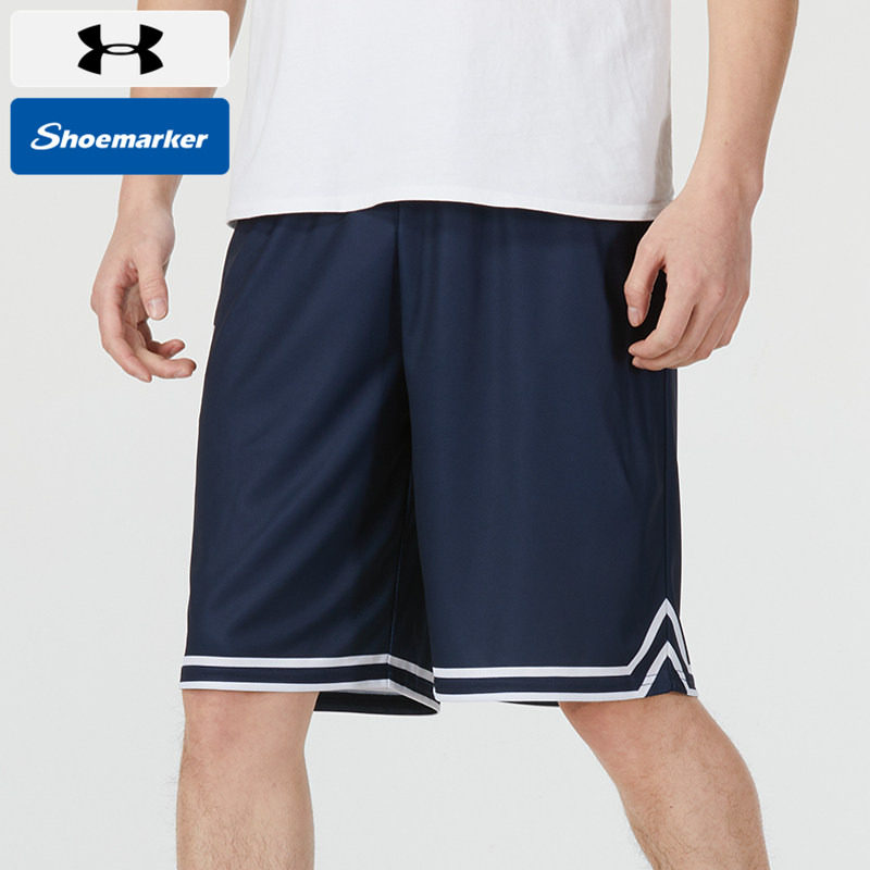 UA安德玛运动短裤秋季新款男裤五分裤快干透气训练裤跑步足球球衣