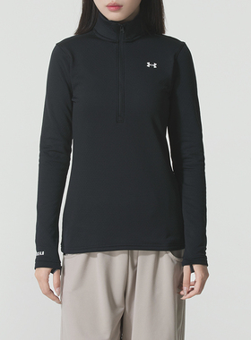 UA安德玛长袖t恤女装2025新款packaged base健身瑜伽服6004064