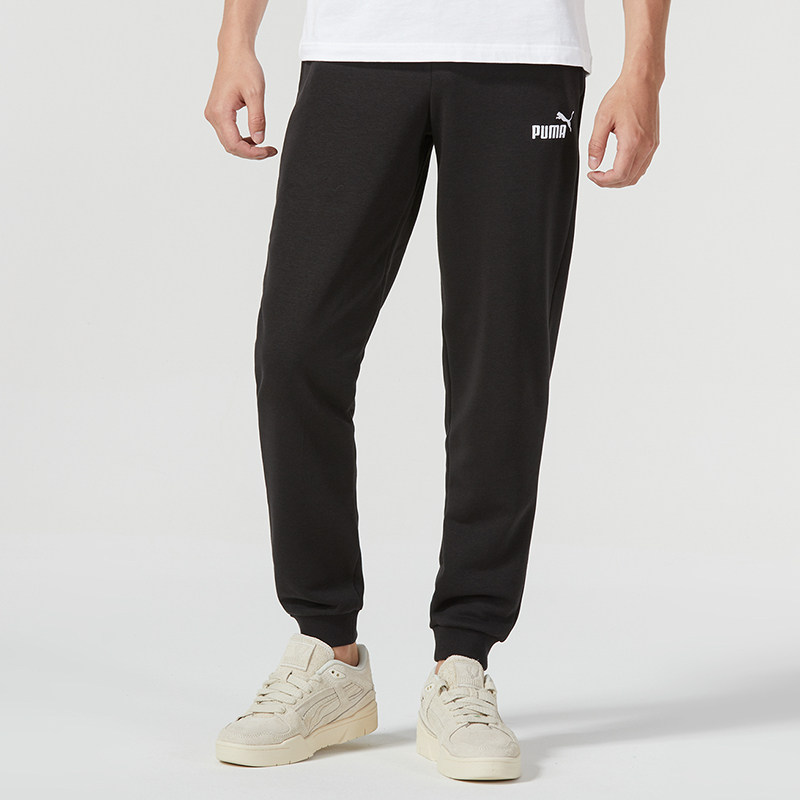 PUMA 푸마 스포츠 정장 남성 가을 2024 시즌 새로운 후드 티셔츠 긴팔 풀오버 캐주얼 루즈 바지