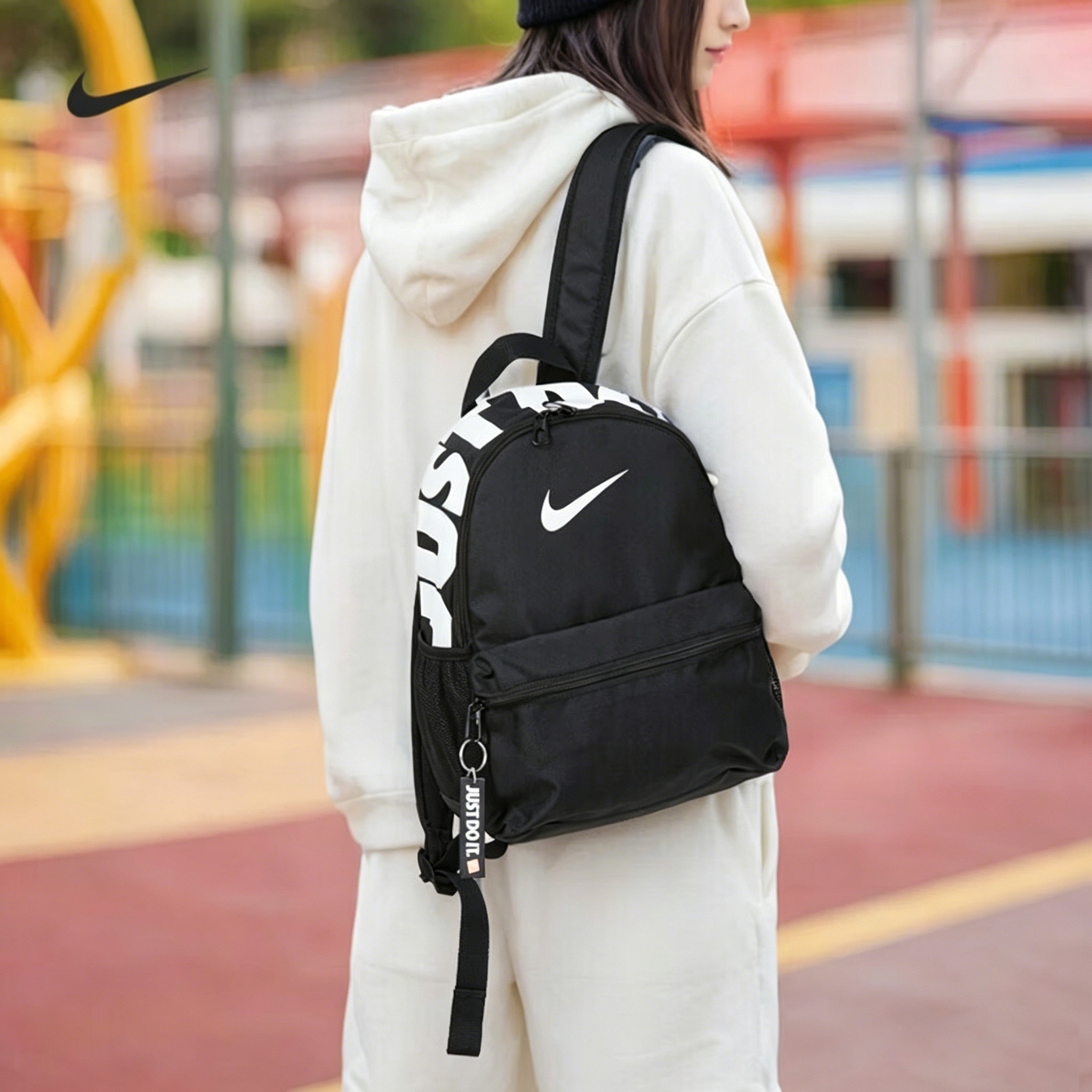 Nike耐克正品2026新款夏季双肩包学生书包便携收纳包休闲包D