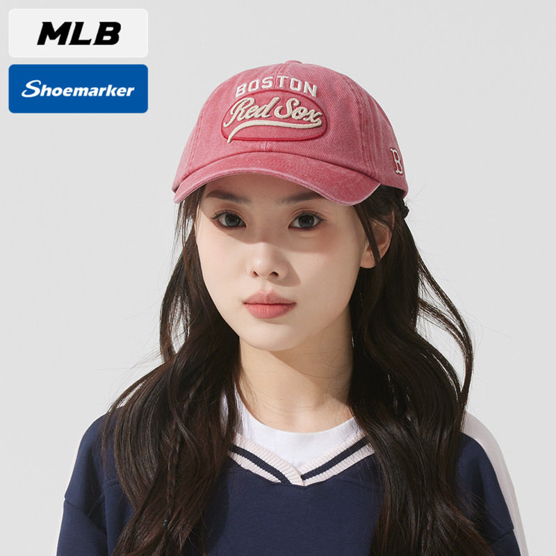 MLB官网男女帽子2025春季新款学院风棒球帽户外鸭舌帽3ACPV165N