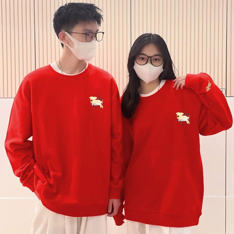 PUMA彪马卫衣男女同款2026春季新款运动上衣红色套头衫情侣休闲服,运动服/休闲服装,运动卫衣/套头衫,淘宝优惠券,粉丝福利购,淘宝优惠卷