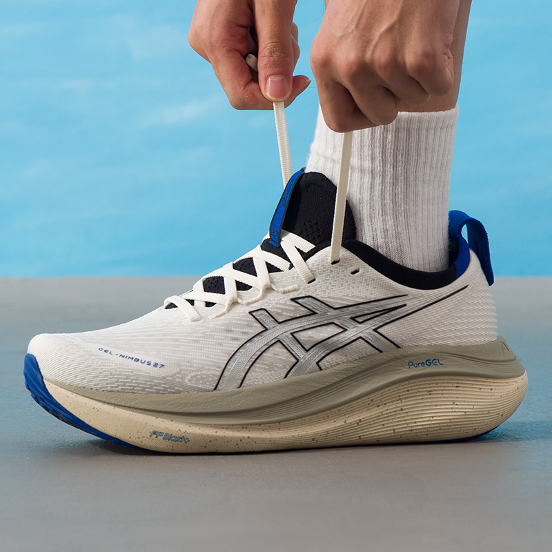 Asics亚瑟士GEL-NIMBUS 27稳定支撑跑步鞋男鞋2025冬季新款运动鞋
