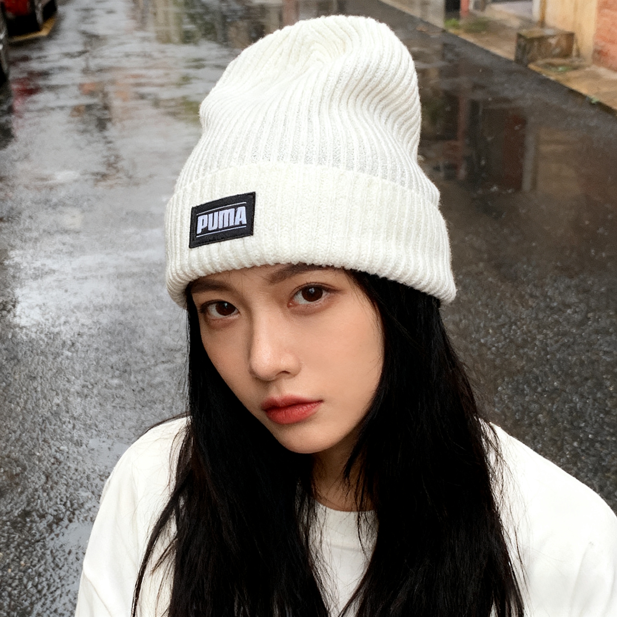 PUMA彪马官网针织帽男女帽2025新款运动骑行毛线帽保暖冷帽024038