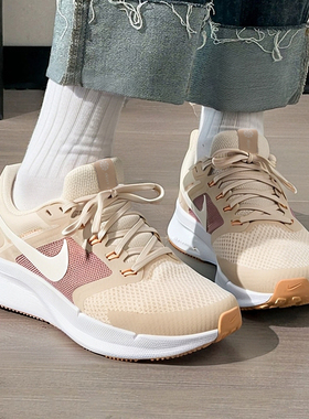 耐克正品女生款运动鞋冬季新款网鞋RUN SWIFT3透气缓震轻便跑步鞋
