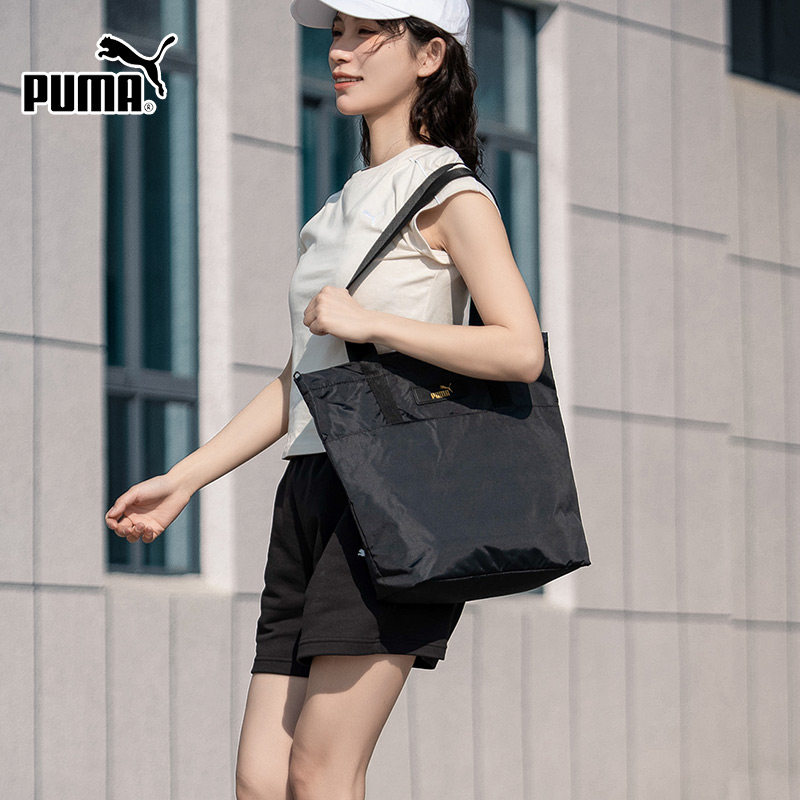 PUMA彪马单肩包拎包男包女包2025新款运动包手提包通勤包包0