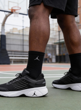 耐克正品旗舰黑色运动鞋JORDAN TRUNNER FLOW男篮球鞋户外运动鞋