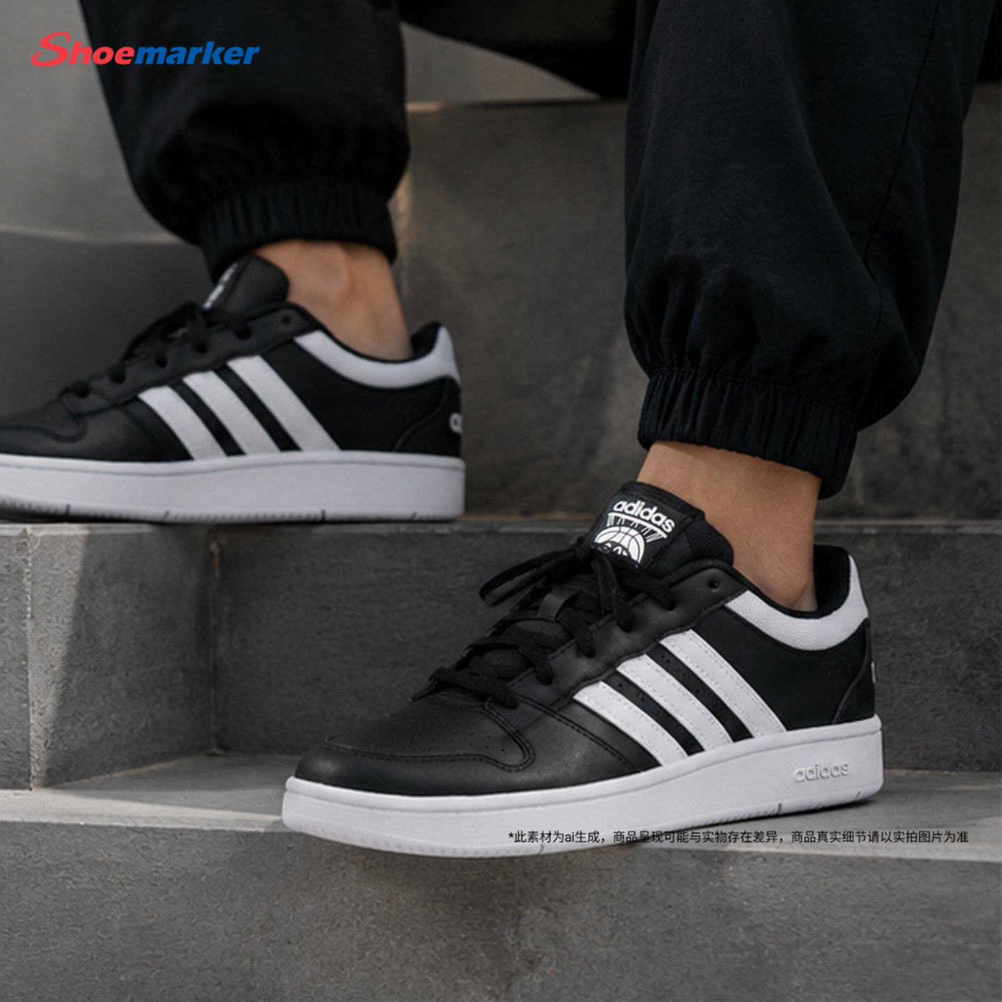 Adidas阿迪达斯男鞋板鞋官方正品休闲鞋2026新款低帮透气运动鞋