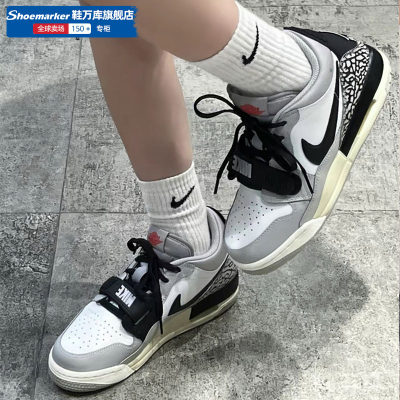 耐克Jordan Legacy 312 Low爆裂纹 女子复古运动篮球鞋CD9054-101