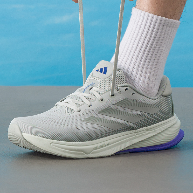 Adidas阿迪达斯官方网面鞋男鞋2025夏季新款跑步鞋缓震透气运动鞋