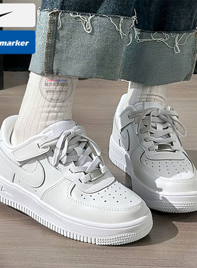 Nike耐克官方FORCE 1板鞋儿童运动鞋空军一号低帮休闲鞋子FN0237
