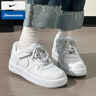 Nike耐克官方FORCE 1板鞋儿童运动鞋空军一号低帮休闲鞋子FN0237