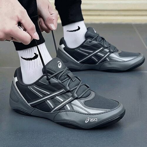 ASICS亚瑟士官方正品新款HYPERSYNC男鞋薄底复古休闲鞋1203A879