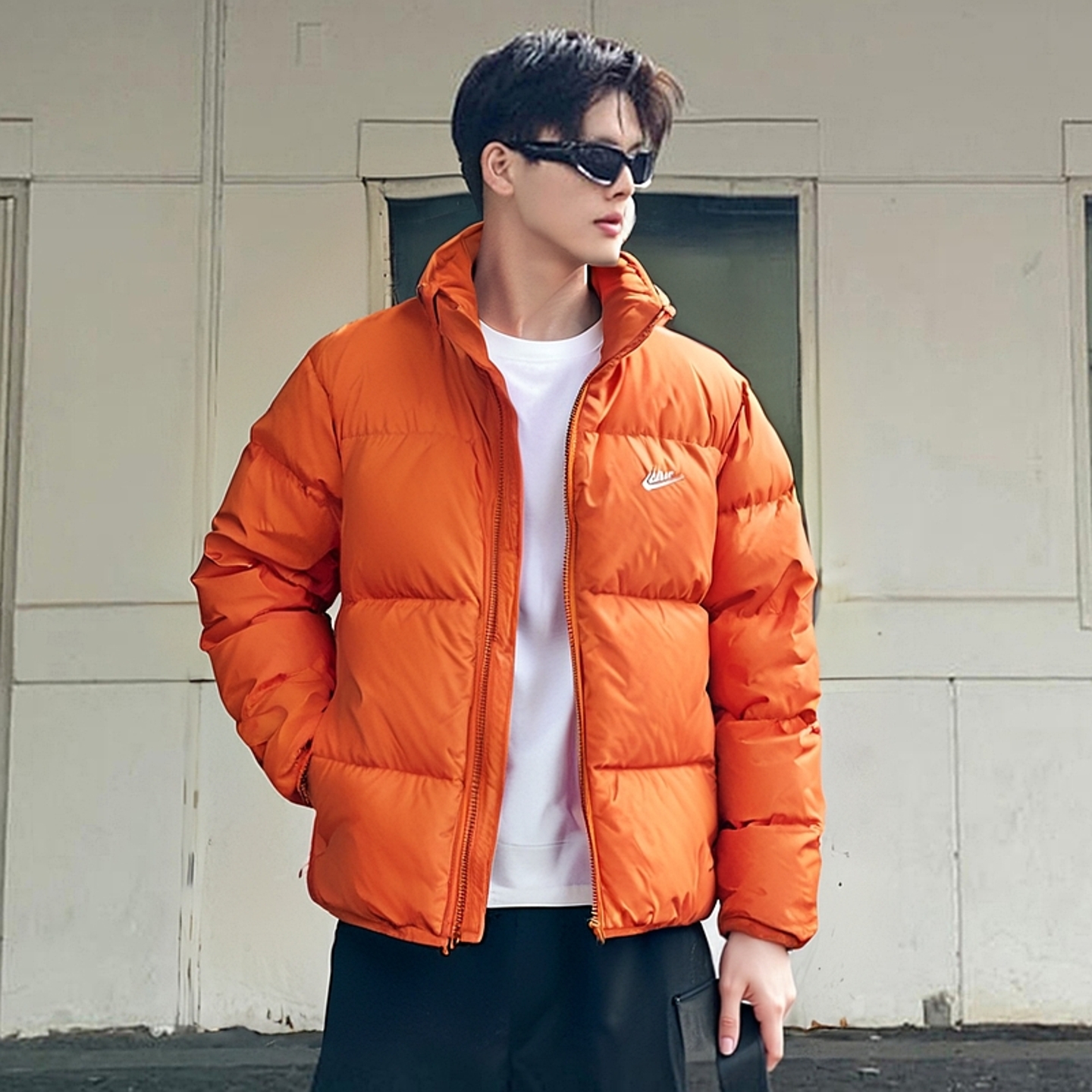 NIKE耐克立领羽绒服男装2025新款防风保暖外套夹克运动服潮IB2976