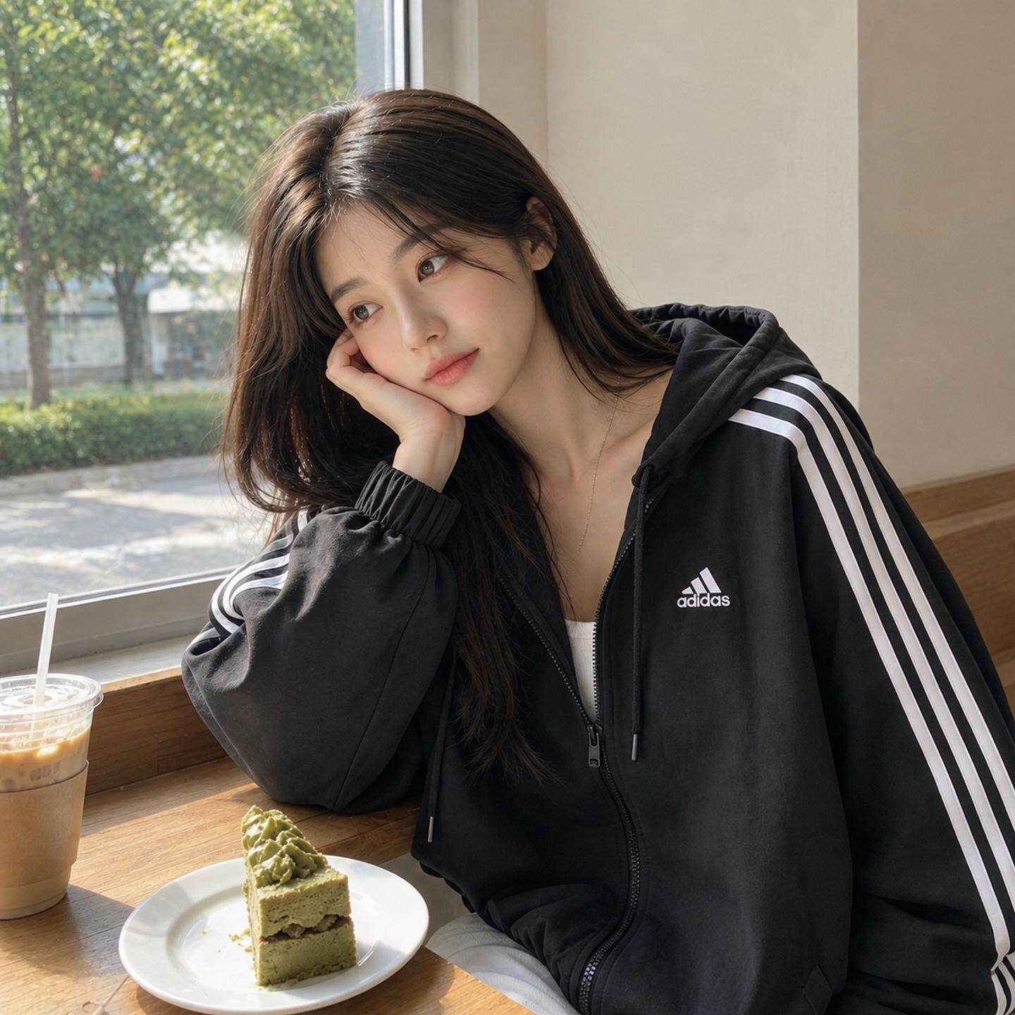 阿迪达斯女装运动服Adidas官方正品休闲夹克2026新款春秋连帽外套