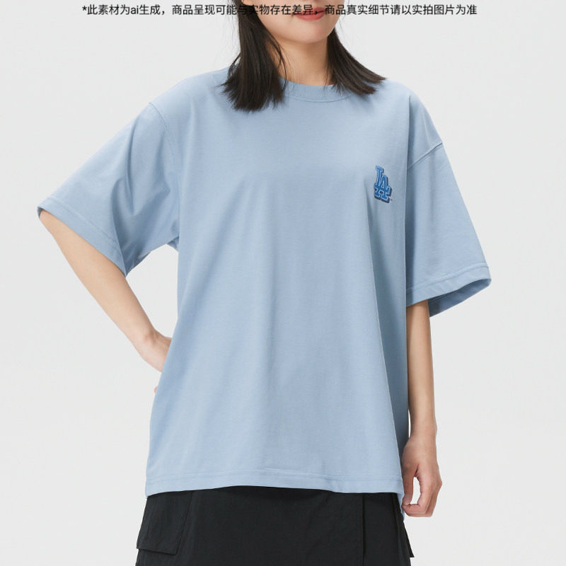 MLB男装女装2026夏季新款运动服跑步健身训练舒适透气休闲短袖T恤图片