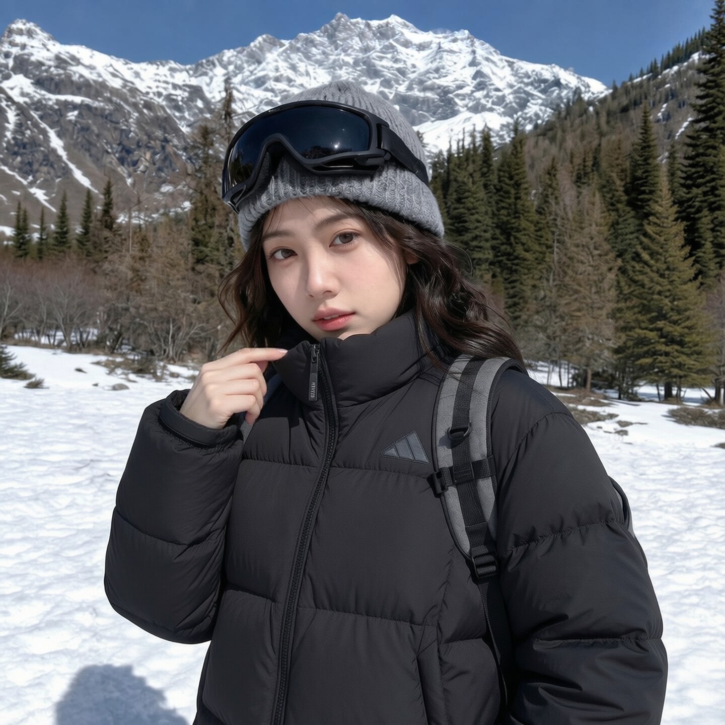 阿迪达斯女运动羽绒服秋季保暖鸭绒户外休闲韩版男款外套高充绒量图片