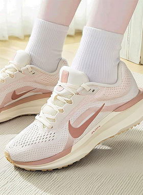 Nike耐克鞋子2026年新款粉色运动鞋AIR缓震跑步鞋厚底女鞋网面鞋