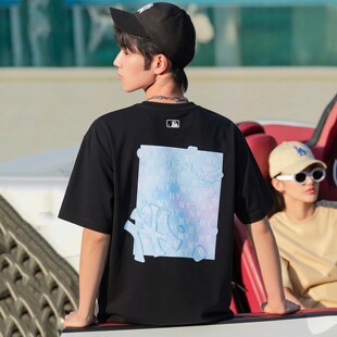 男装 情侣运动T恤NY半袖 女装 新款 复古透气体恤上衣 2026春季 MLB短袖