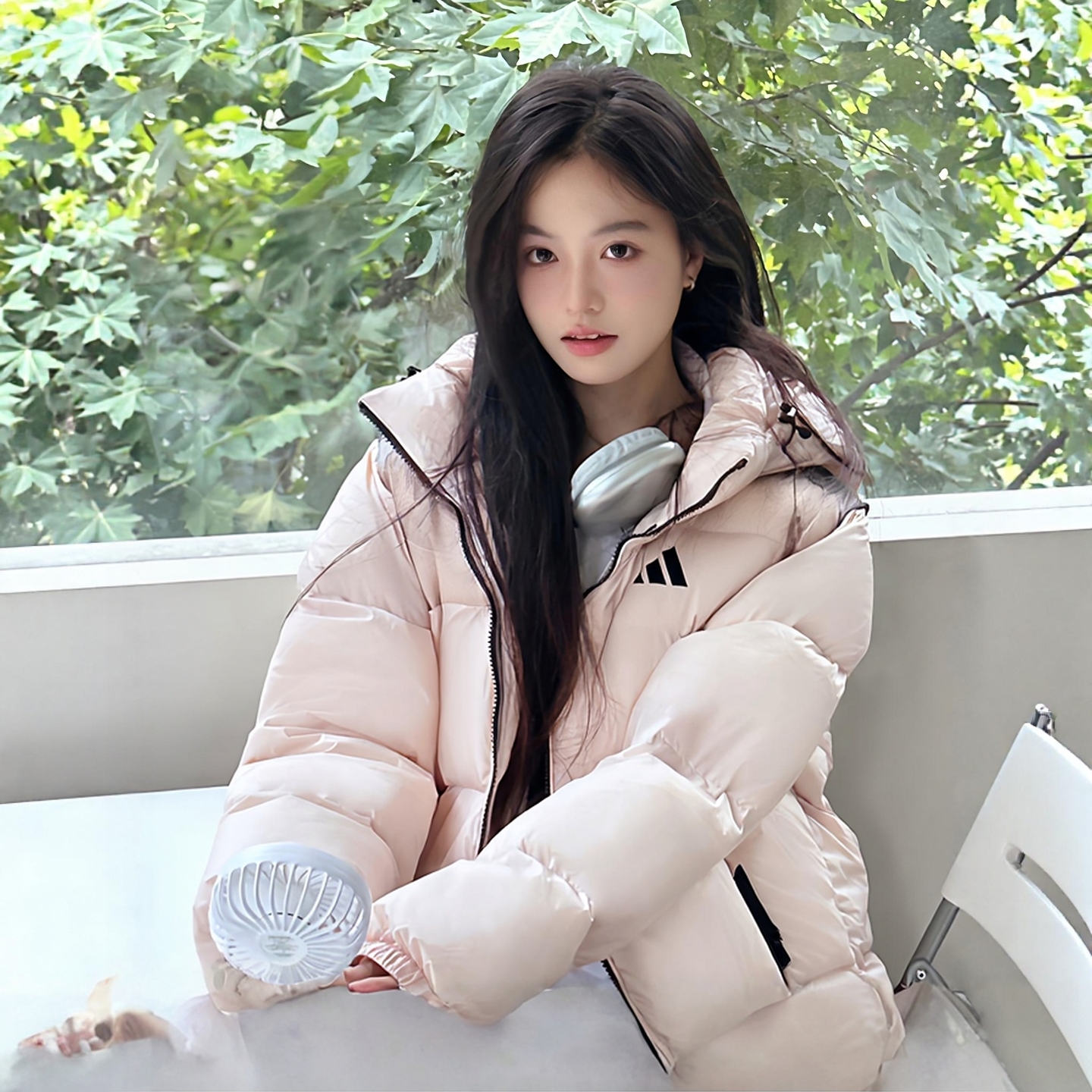 阿迪达斯官方正品羽绒服女装2025冬季新款运动服休闲保暖加厚外套