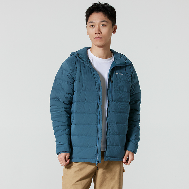 哥伦比亚羽绒服男户外2025秋冬新品700蓬拒水保暖羽绒外套WE1852