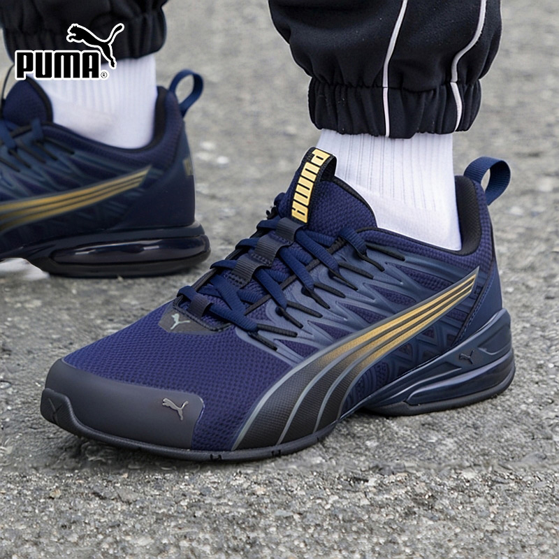 PUMA彪马跑步鞋男鞋女鞋2025冬季新款缓震休闲鞋蓝色运动鞋379601