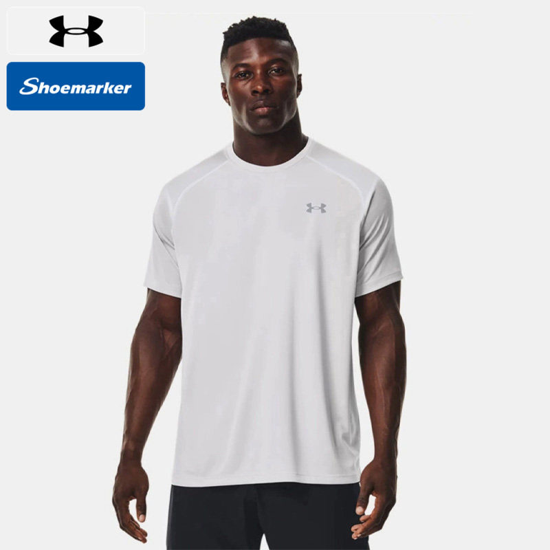 安德玛速干t恤男官方UA正品夏季新款跑步训练弹力健身衣运动短袖