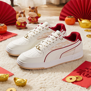 PUMA彪马板鞋男鞋女鞋红色马年新年情侣运动鞋低帮休闲鞋婚鞋