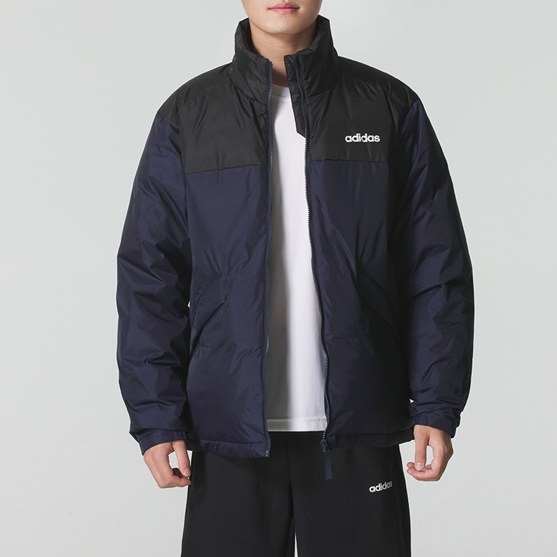 Adidas阿迪达斯羽绒服男2025秋冬户外保暖立领羽绒夹克外套JL8260