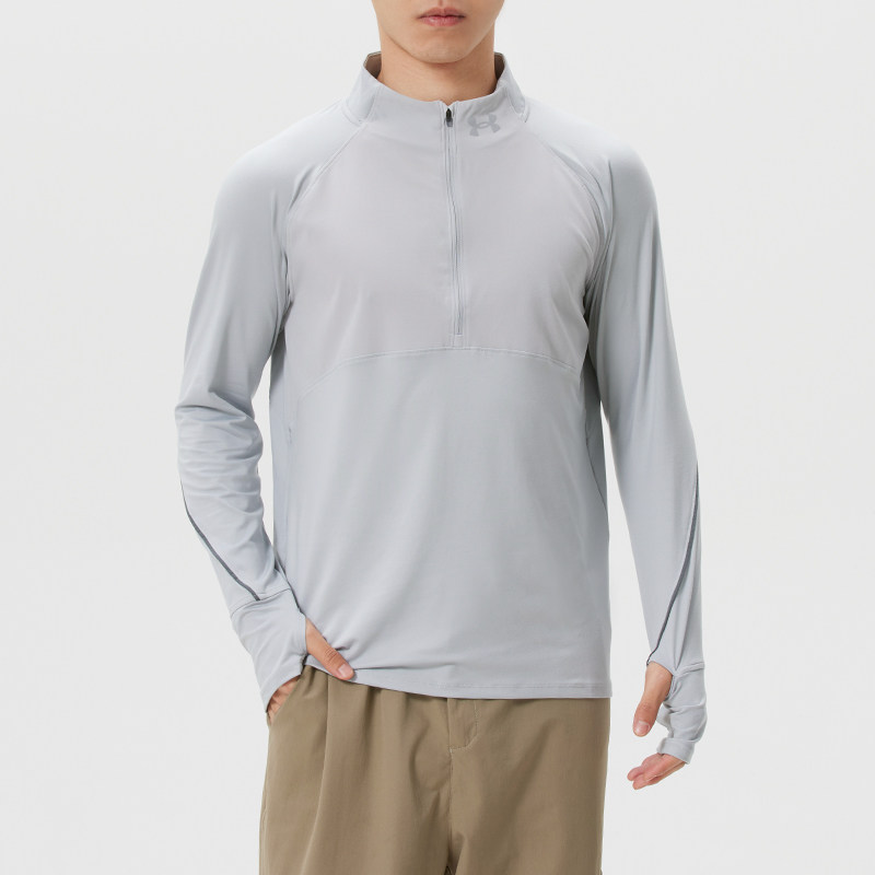 安德玛UA官方训练长袖T恤2025新款运动服跑步休闲套头衫1365662