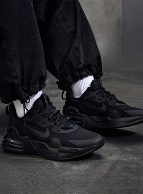 耐克气垫男鞋2025秋冬新款黑武士跑步鞋黑色运动休闲气垫鞋DM0829