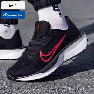 Nike耐克男鞋夏新款运动鞋QUEST 6黑红网面透气跑步鞋FD6033-011