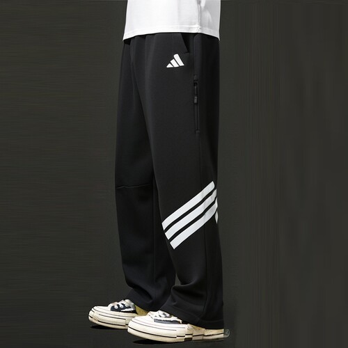 adidas阿迪达斯裤子男裤款运动裤休闲卫裤宽松休闲针织长裤JD4889