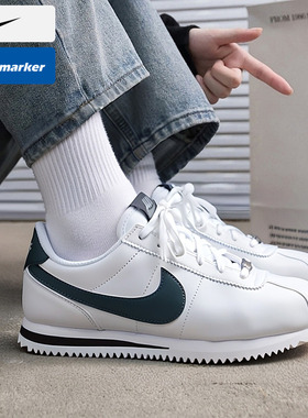 NIKE耐克轻便运动鞋女鞋春季新款CORTEZ休闲鞋小白鞋大童鞋DM0950