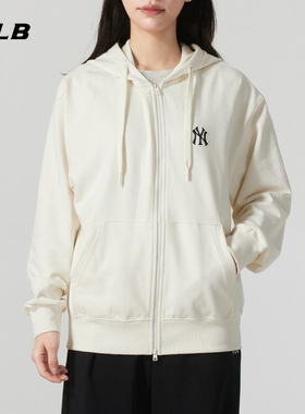 MLB官方连帽夹克男女装2025新款运动服宽松休闲开衫外套3ATRB0151