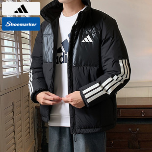 Adidas阿迪达斯高尔夫外套羽绒服男款短款25冬季款保暖羽绒外套