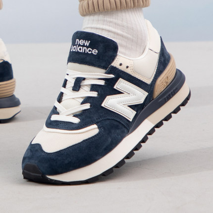 New Balance官方运动鞋男女鞋复古老爹鞋NB休闲鞋跑步鞋U574LGRN