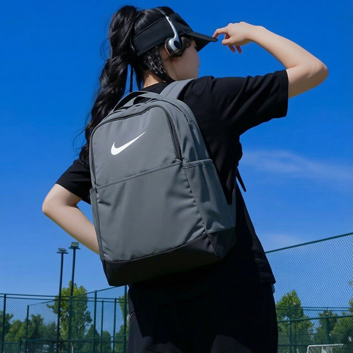 Nike耐克男女包夏季新款休闲大容量双肩包户外旅行包便携学生书包