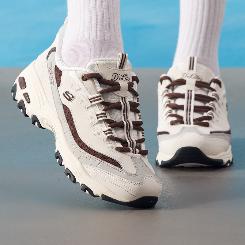 斯凯奇女鞋官方正品2025新款运动鞋低帮厚底熊猫鞋闪穿鞋休闲鞋女,运动鞋new,运动休闲鞋,淘宝优惠券,粉丝福利购,淘宝优惠卷