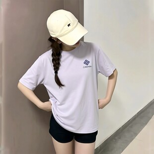 Columbia哥伦比亚户外女装T恤26春季新款吸湿速干运动短袖XR6735